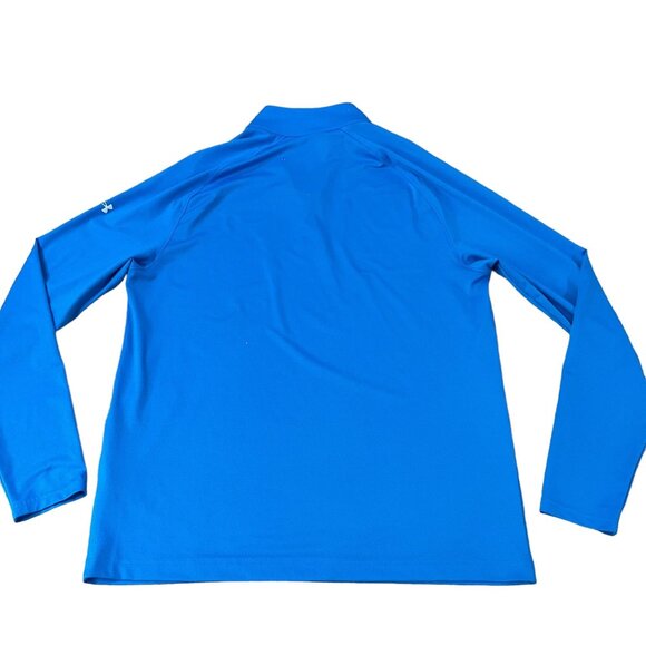 Under Armour 1/4 Zip Pullover Men’s Size Large Blue Loose Fit Lightweight - Picture 2 of 5